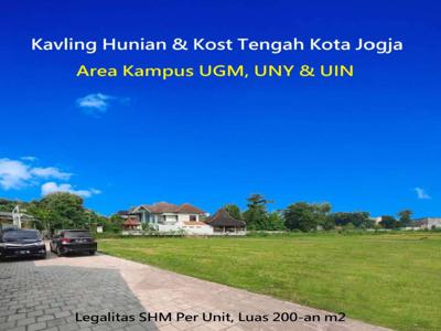 Area Kampus UGM, UNY & UIN! Kavling Hunian dan Kost Tengah Kota Jogja
