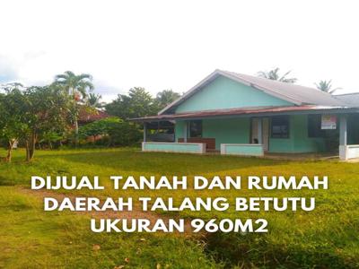 Dijual Cepat Tanah Bonus Rumah Lokasi Talang Betutu