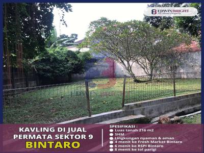 Dijual Kavling siap bangun di Permata Bintaro Jaya