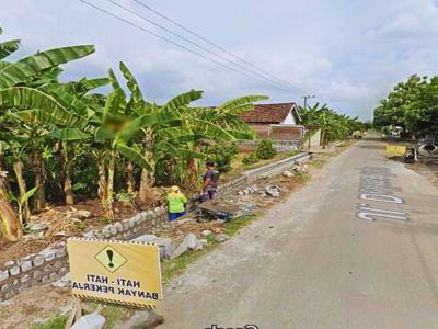 Dijual Tanah Pinggir jalan Cocok Untuk Hunian di Grogol Kediri