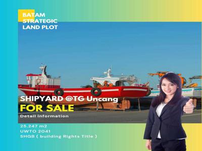 Lahan Shipyard 25.247m2 di Sagulung, Siap Pakai, UWTO 2041