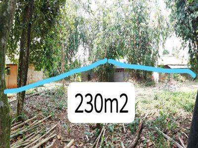 sebidang tanah darat seluas 230m² di rawakalong perbatasan Tangsel
