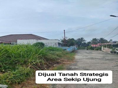 Tanah dijual pinggir jalan lokasi sekip palembang