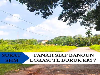 Tanah dijual siap bangun lokasi Km 7 palembang