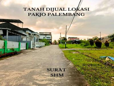 Tanah murah dijual tengah kota lokasi pakjo palembang