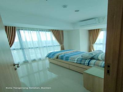 DISEWAKAN APARTEMEN EMBARCADERO BINTARO 3 BEDROOM FULL FURNISH