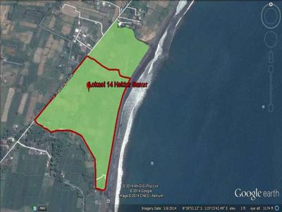 140.000m2 Outstanding FREEHOLD Land Oceanfront at Padang Galak - Bali