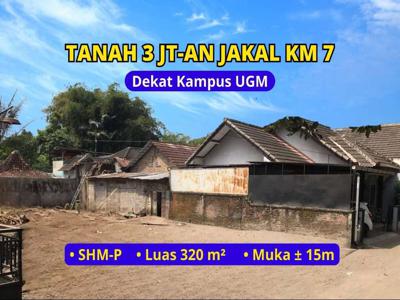 3 menit Jl. Kaliurang Km 7, Tanah Murah Depok Sleman