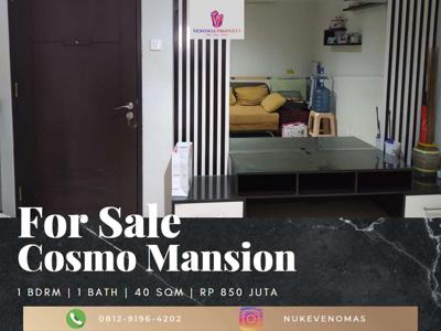 Dijual Apartement Cosmo Mansion Full Furnished 1 Bedroom