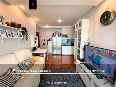 Dijual Apartement Thamrin Residence Low Floor 2BR Furnished North View
