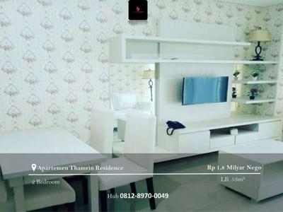 Dijual Apartment Thamrin Residence 2BR Full Furnished Tower E