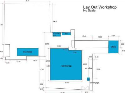 DIJUAL LAHAN EX WORKSHOP FURNITURE DEKAT NUSA INDAH CIPUTAT TANGSEL