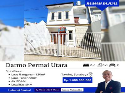 DIJUAL MURAH Rumah Darmo Permai Utara, Siap Huni Kota Surabaya