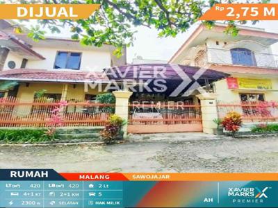Dijual Rumah Komersial 2Lantai di daerah Sawojajar,Kedungkangkandang,M