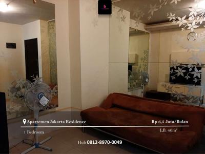 Disewakan Apartement Jakarta Residence 1BR Full Furnished Low Floor