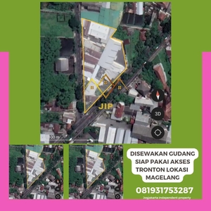 Disewakan gudang besar siap pakai lokasi magelang