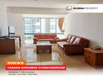 Fully Furnished 3 Beds Good Condition at Taman Anggrek Condominium