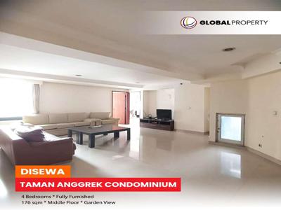 Good Condition Taman Anggrek Condominium Fully Furnish 4 Bedroom