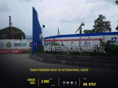 HOT SAAT INI TERMURAH DI SANUR Tanah Premium Dekat RS International