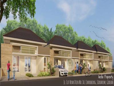 Jual 1 Unit Rumah 1 Lantai Type 45/101 Rp 555 juta di Sleman Barat