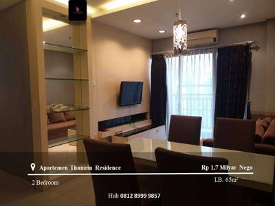 Jual Apartemen Thamrin Residence Middle Floor 2BR Furnished South View