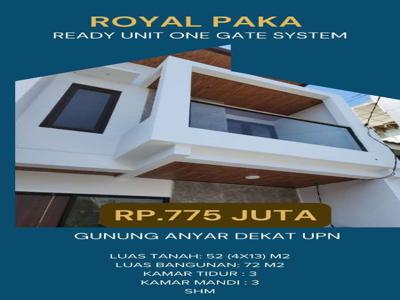 Jual Cepat Rumah 2 Lantai Royal Paka Murah dan Dekat Kampus UPN