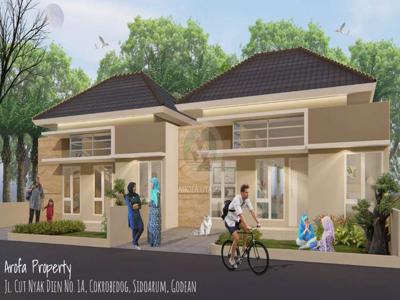 Jual Rumah 1 Lantai Type 50/101 Rp 568 juta di Barat Pasar Cebongan