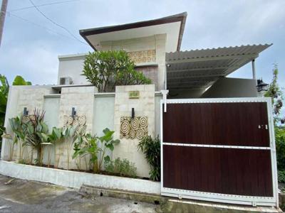 jual rumah semi villa tinggal huni renon sanur