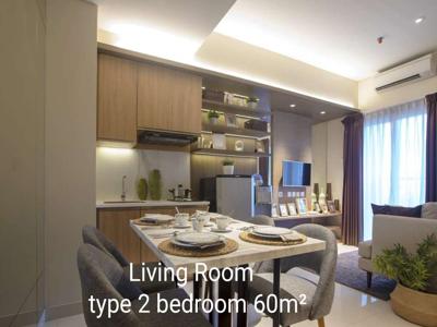 Roseville BSD 2 Kamar 2 BR Eksklusif Baru Murah Fully Furnished Elect