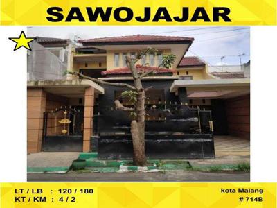 Rumah 2 Lantai Luas 120 di Dirgantara Sawojajar 1 kota Malang _ 714B