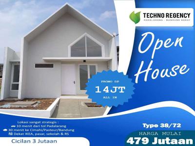 rumah baru promo free alat rumah tangga all in 14jt Padalarang