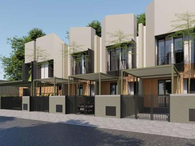 RUMAH CLUSTER DENGAN KONSEP MODERN DAN ASRI DI KRANGGAN CIBUBUR