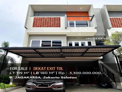 Rumah dijual minimalis mewah jagakarsa jksel