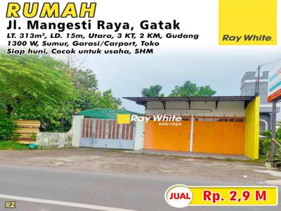 Rumah Gentan Dijual, pinggir Jalan Mangesti Raya, siap huni
