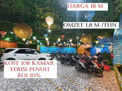 Rumah Kos 106 Kamar TERISI 100% OMZET ISTIMEWA, di Jl. Kramat Jakarta