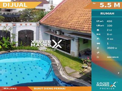 Rumah Mewah Plus Private pool Dijual Full Furnish Di Bukit Dieng Perma