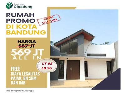 Rumah Modern Tropis Terlaris Dekat UIN di Kota Bandung