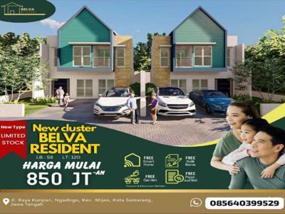Rumah Pinggir Jalan -New Cluster BELVA RESIDENCE di Mijen Semarang