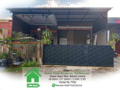 Rumah Plamo Residence, Full Renovasi, Batam Center