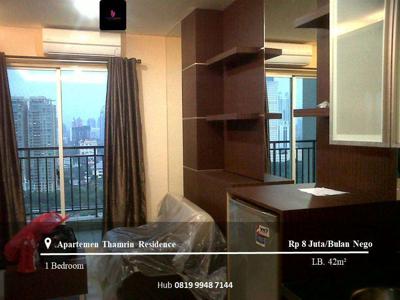 Sewa Apartemen Thamrin Residence TypeL Mid Floor 1BR Furnished Tower D