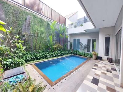 Sewa rumah siap huni ada pool Pondok Indah Jakarta Selatan