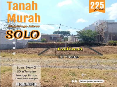 Tanah 94 potensial kota solo