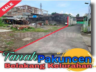 Tanah JOGJA Pakuncen Tegalrejo Belakang Kelurahan Lt 421m² ld 20m SHM