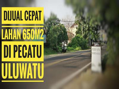 Tanah pinggir jalan murah dijual di Pecatu Uluwatu Bali