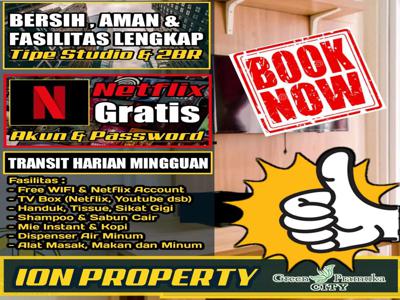 TRANSIT JAM-AN 2KAMAR SEWA APART GRAND PRAMUKA CITY GREEN PRAMUKA CITY