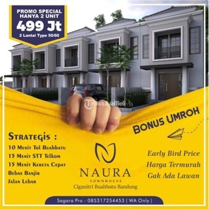 Dijual Rumah 2 Lantai 499 juta Buahbatu Lokasi Strategis - Bandung