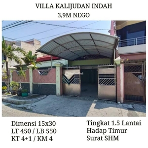 Dijual Rumah Harga Nego LT450 LB550 5KT 4KM Legalitas SHM - Surabaya