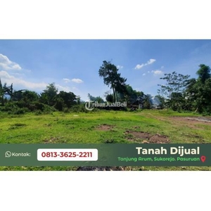 Dijual Tanah Murah Area Tanjungarum Pandaan, Sertifikat SHM Split - Pasuruan
