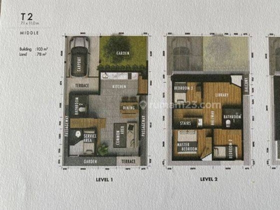 Disewakan Rumah Modern Minimalis Yve Habitat Limo Cinere