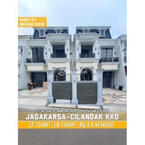 Jual Rumah Type American Classic Modern Selangkah Ke Cilandak KKO Dan Ragunan Jagakarsa - Jakarta Selatan